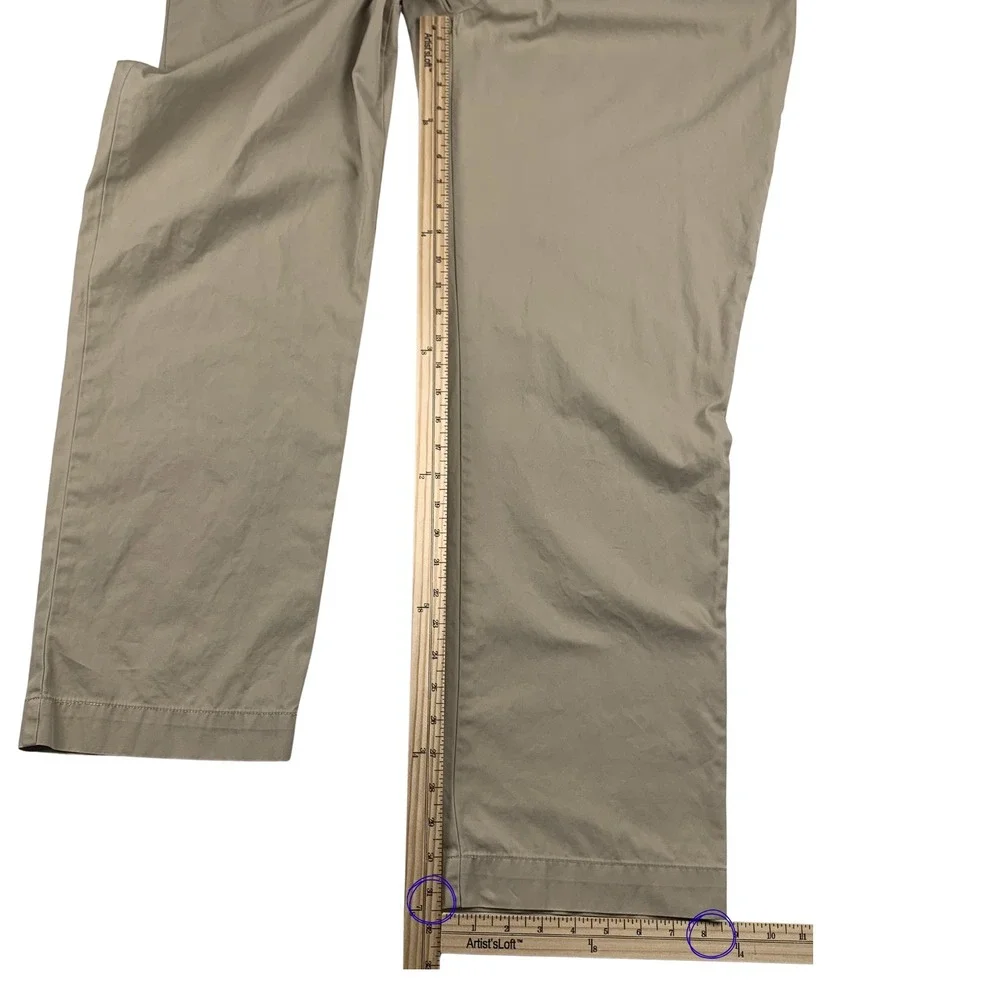 Polo Ralph Lauren Mens Prospect Pant Chinos 40/32 (39x31) Flat Front Classic Tan